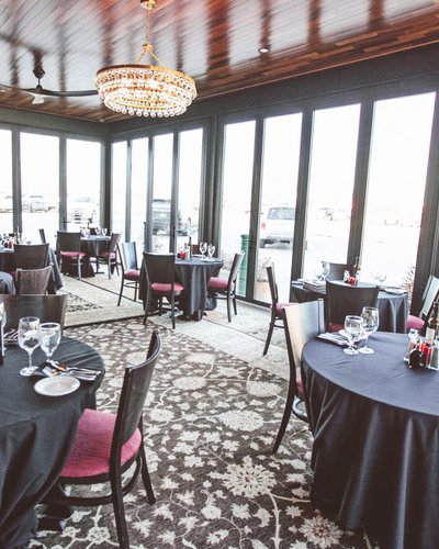 Private event setup at Benvenuti's