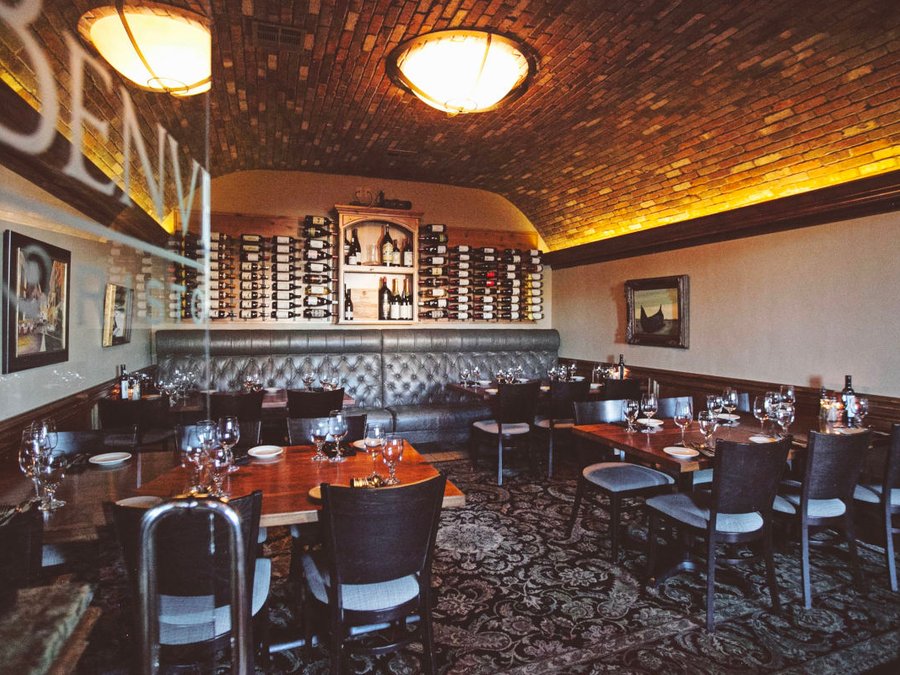 The Red Room private dining space at Benvenuti's