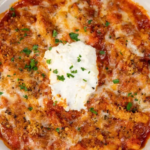 Beef bolognese with whipped ricotta at Benvenuti's